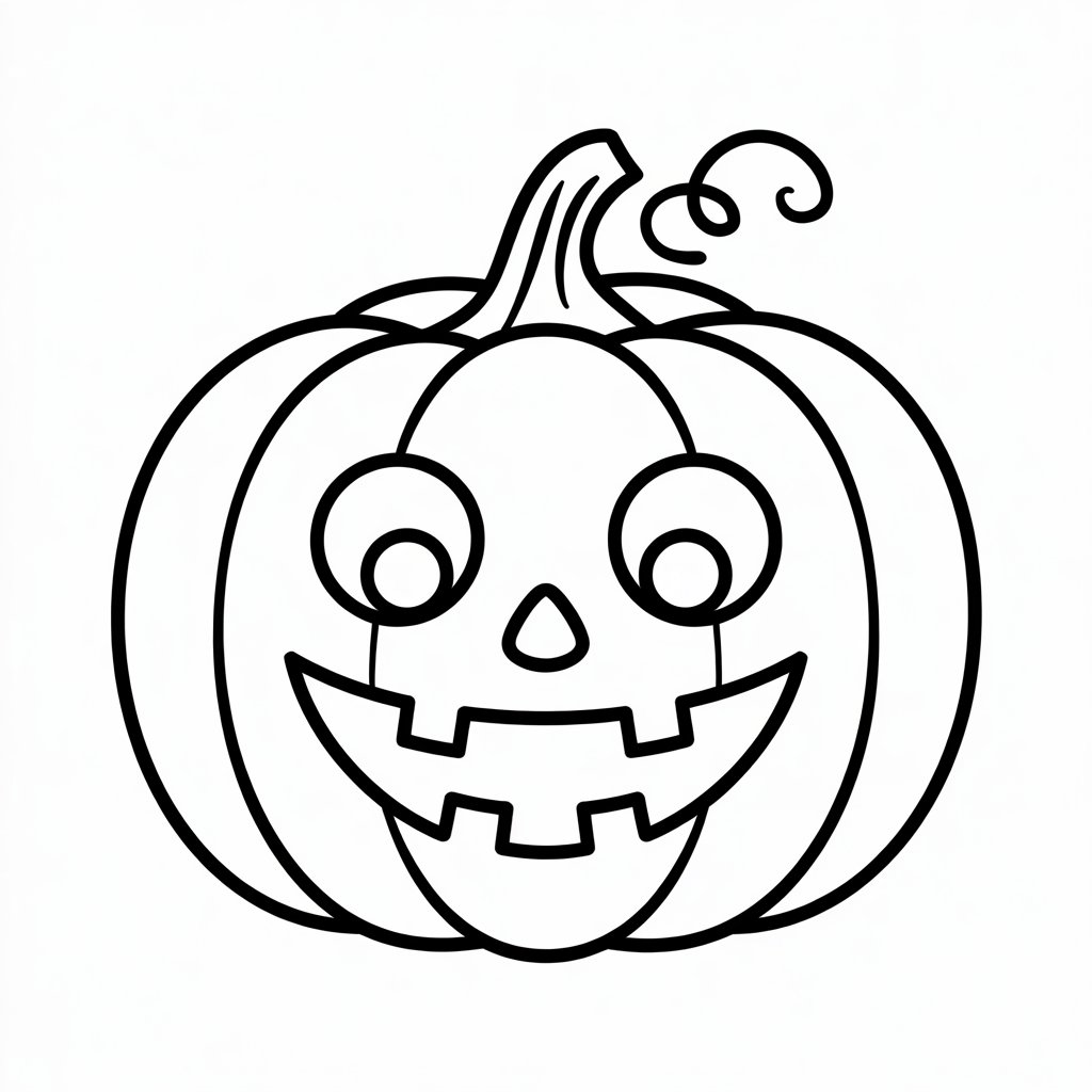 coloriages halloween citrouille