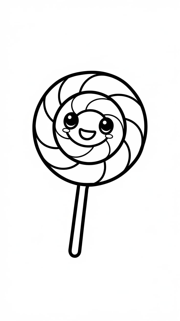 coloriages kawaii nourriture