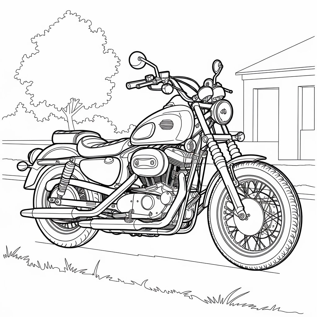 coloriage moto crosse