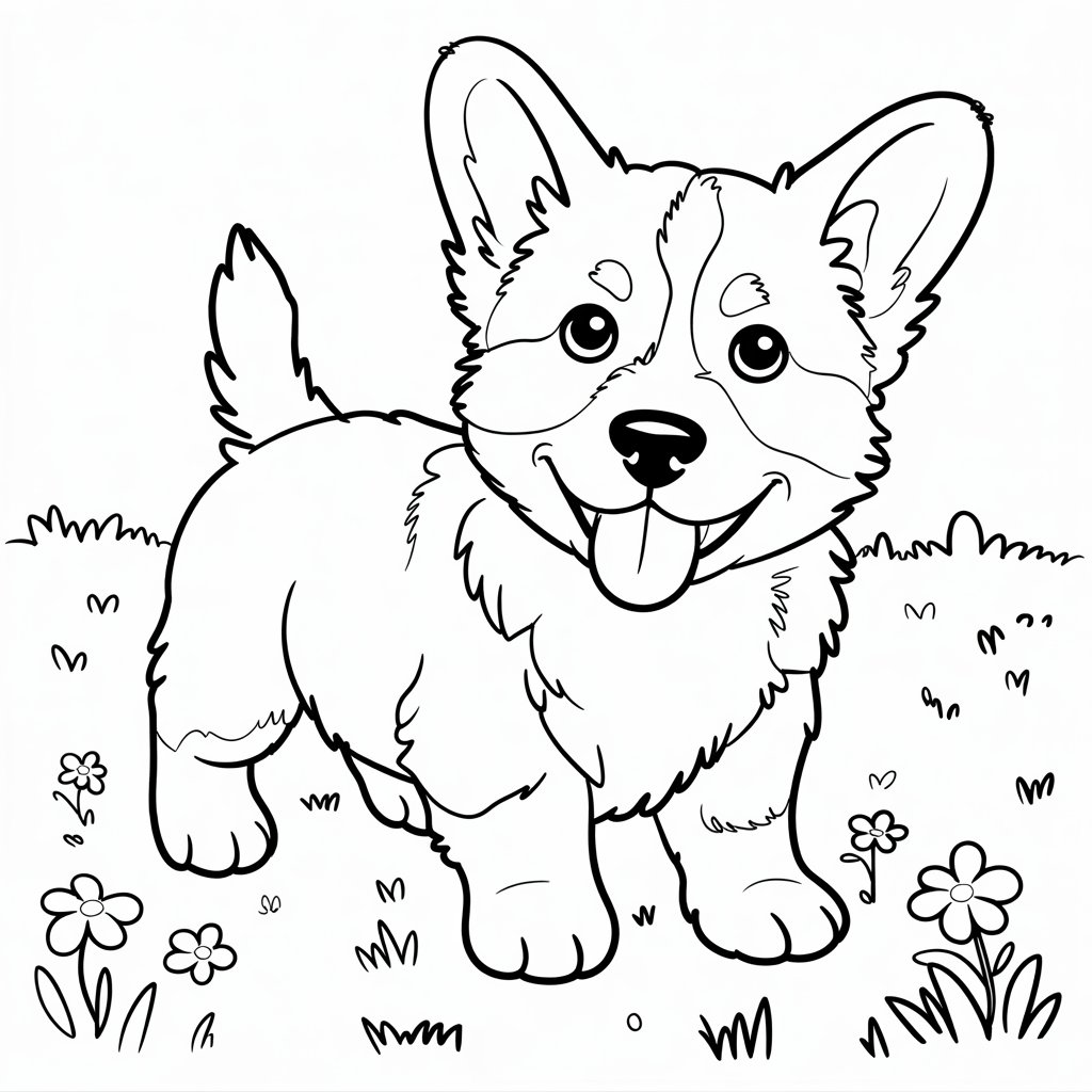 chiot dessin kawaii animaux
