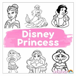 Coloriage Princesse Disney