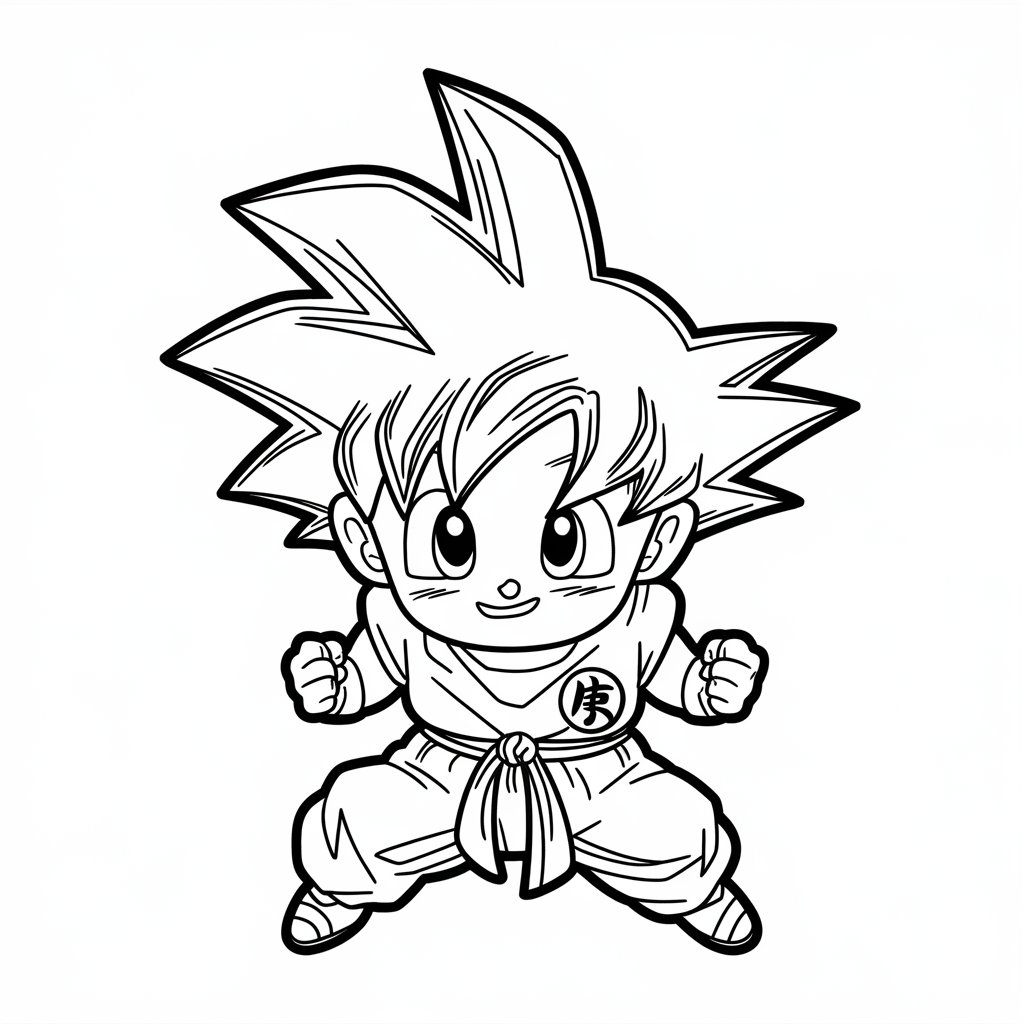 dragon ball z coloriage