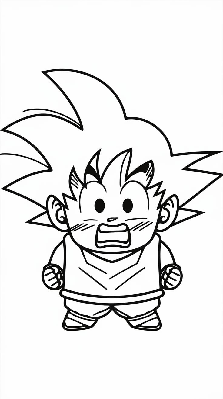 coloriage dragon ball z vegeto
