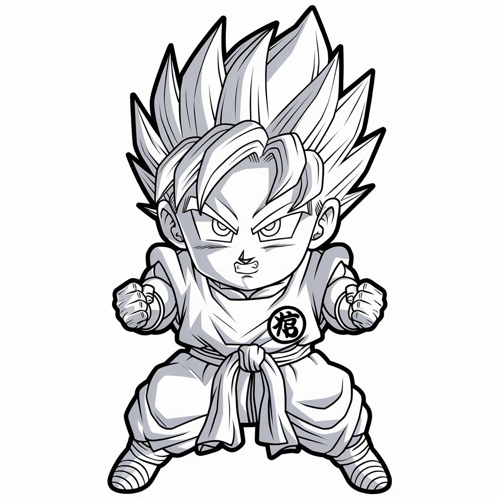 coloriages à imprimer dragon ball z