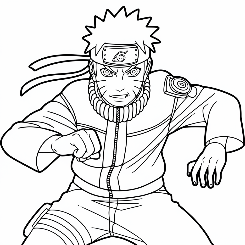 naruto coloriage