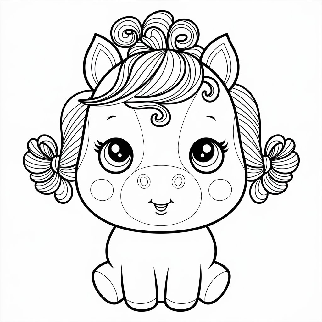 coloriage cheval mandala