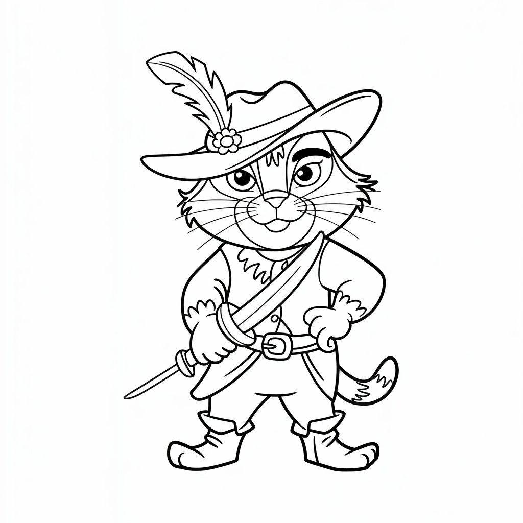 coloriage à imprimer de chat