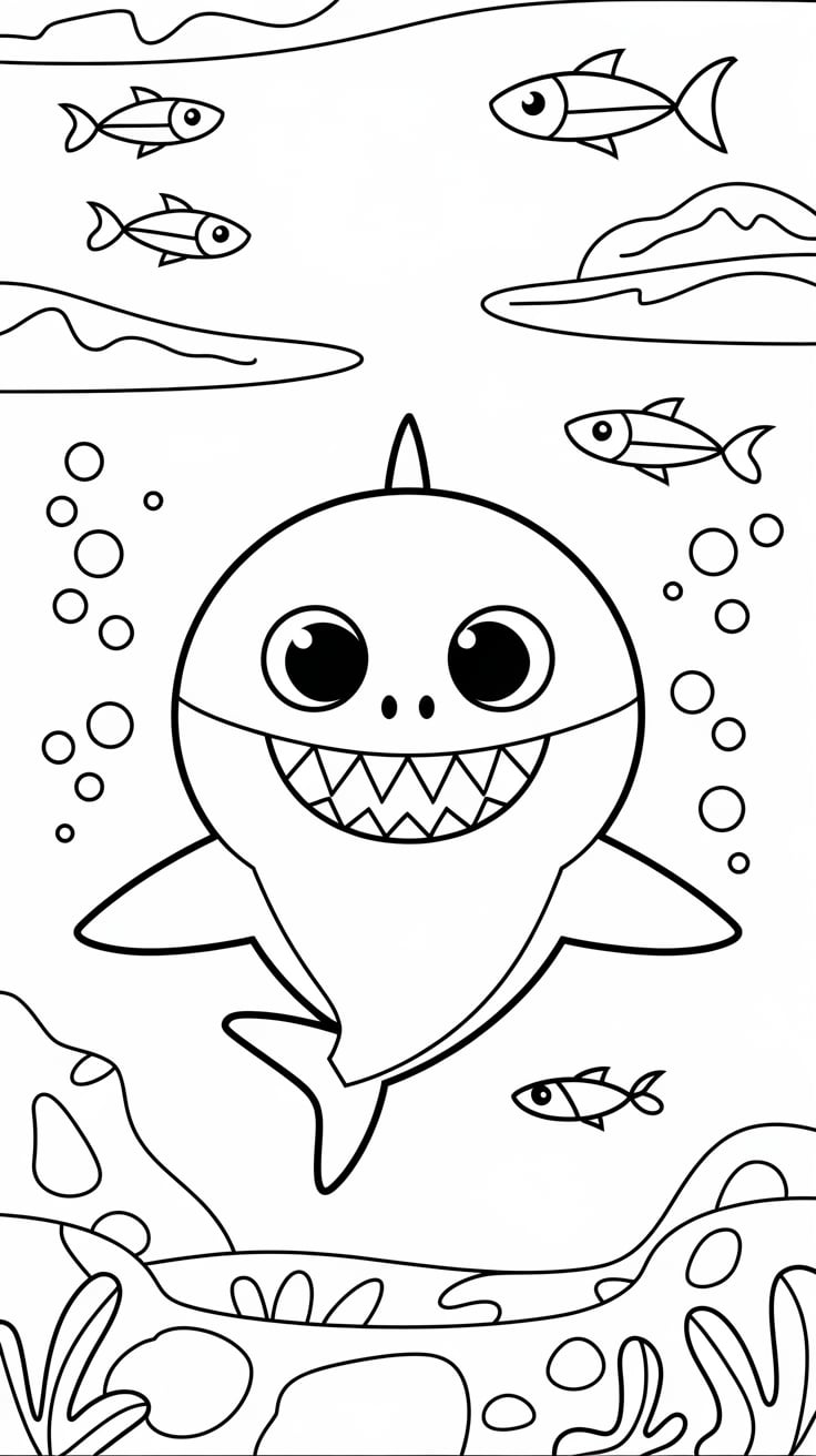 requin coloriage à imprimer
