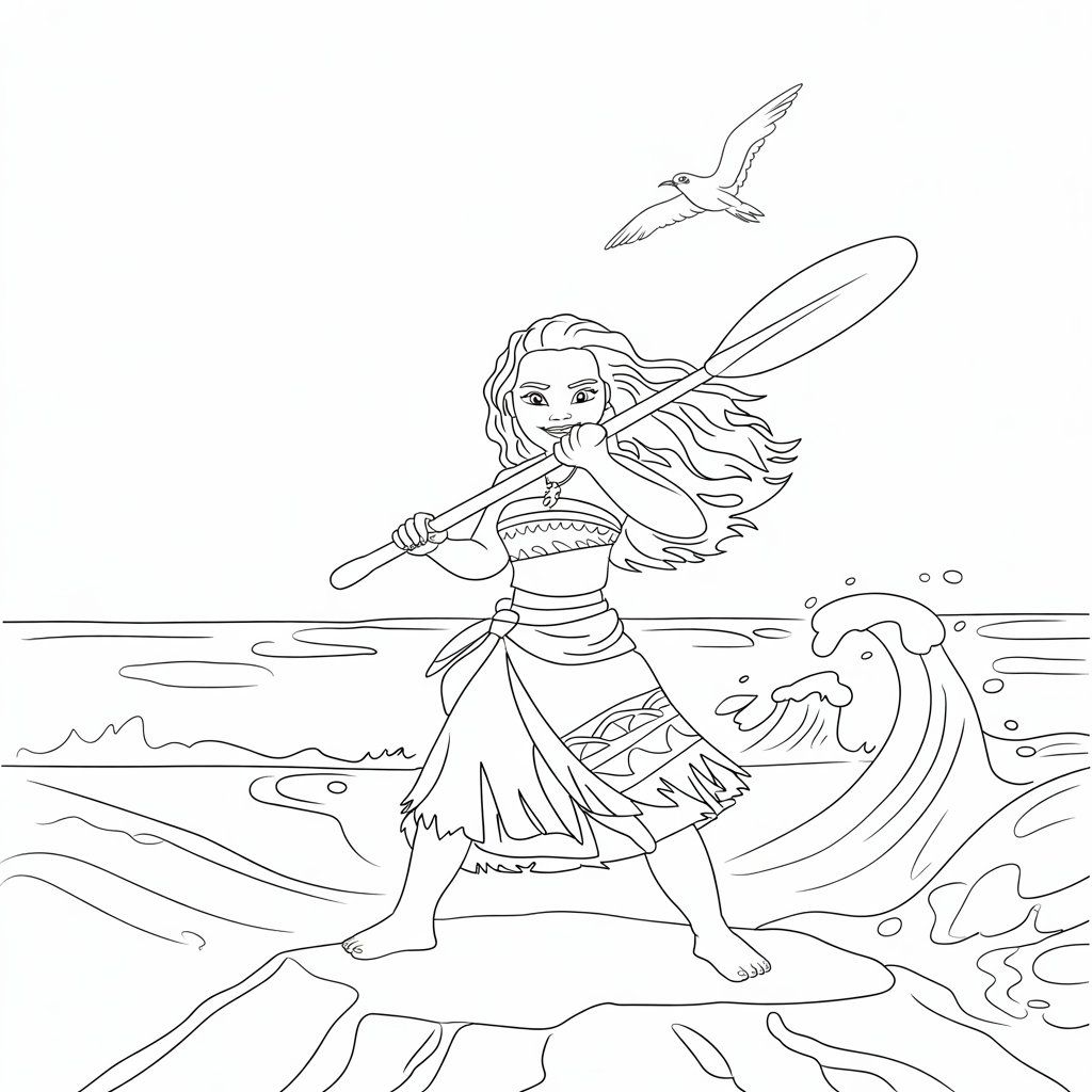 vaiana 2 coloriage