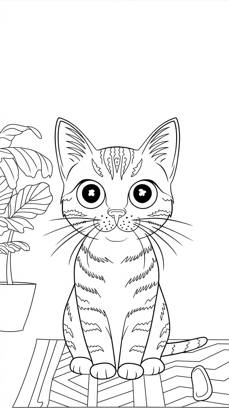 coloriage a imprimer chat