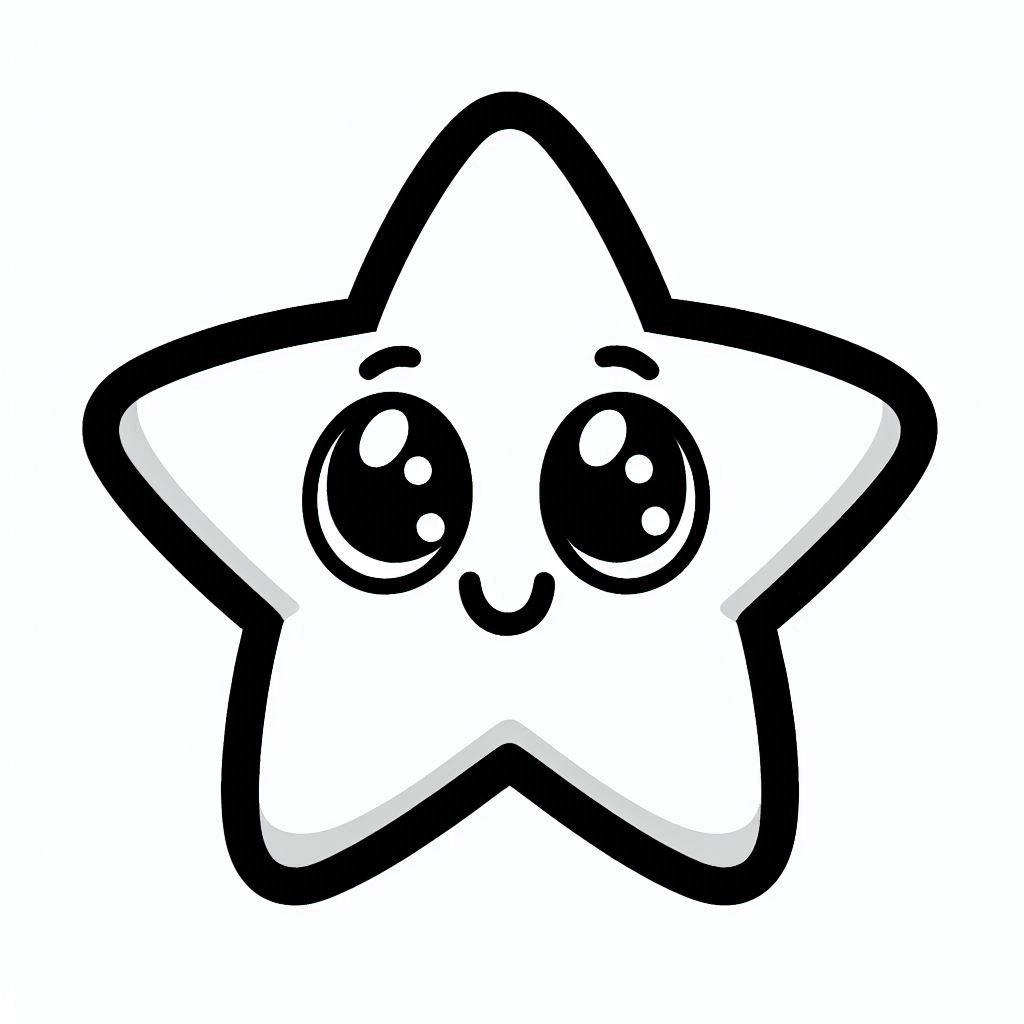 coloriage étoile gratuit imprimer