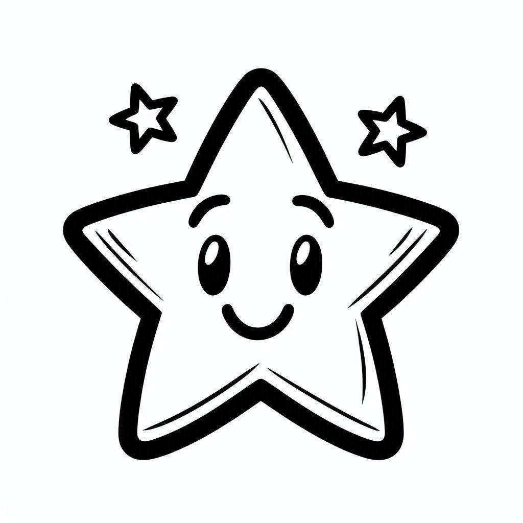 coloriage à imprimer étoile