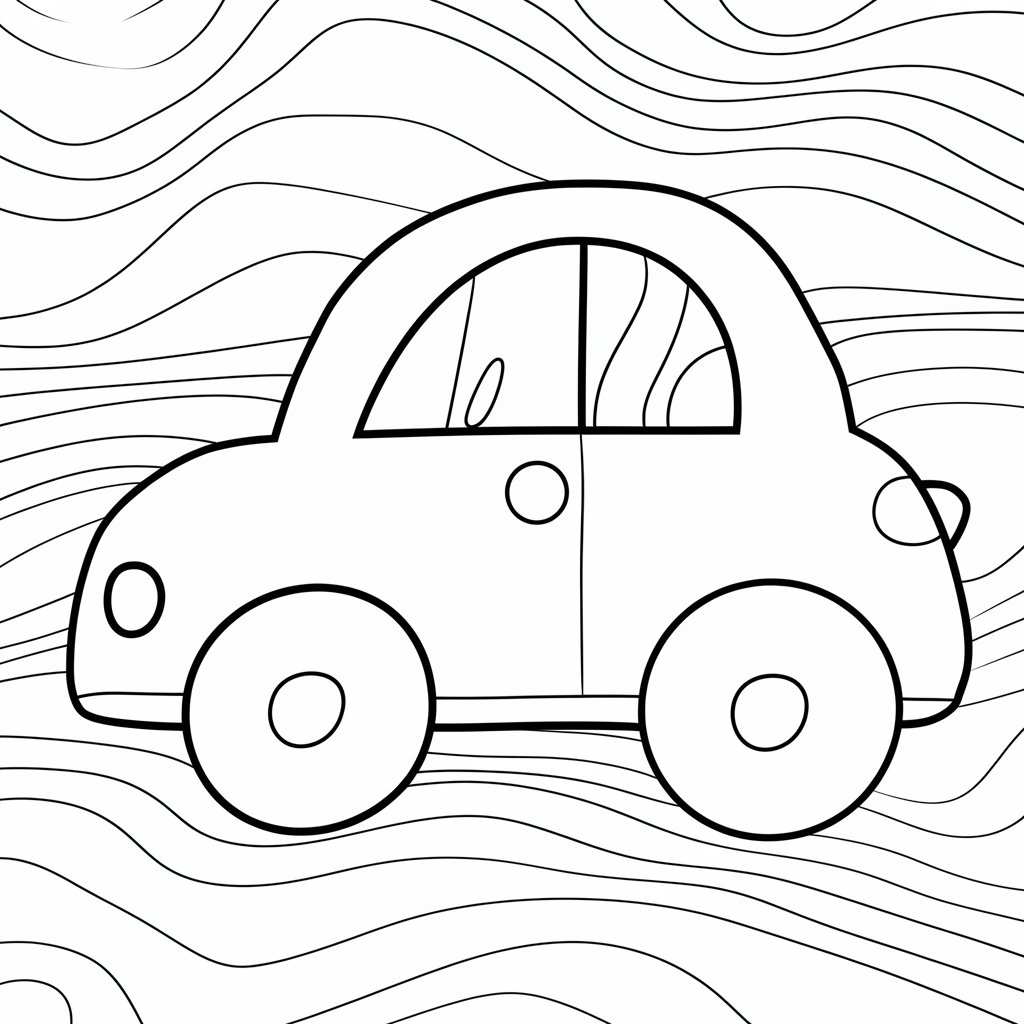 imprimer coloriage voiture