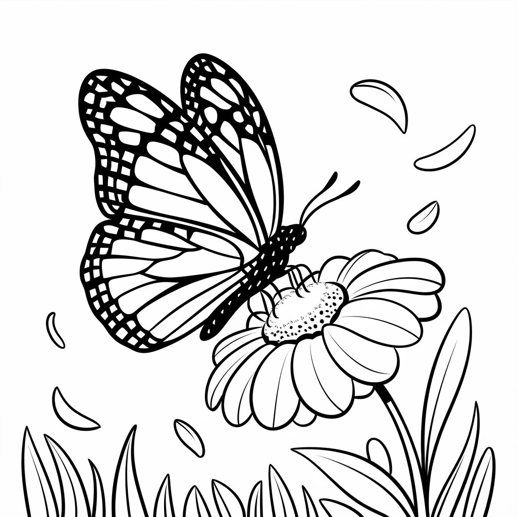 coloriage papillon