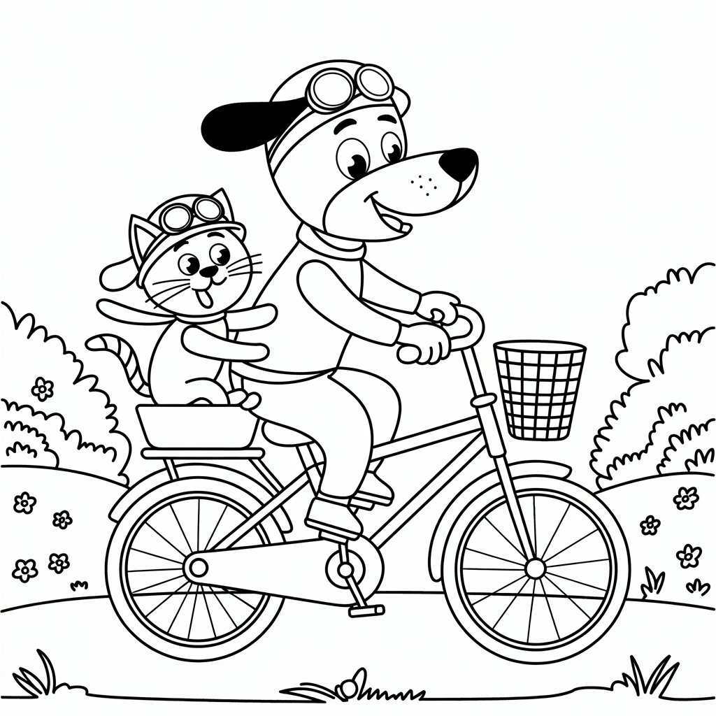 coloriages chats et chiens