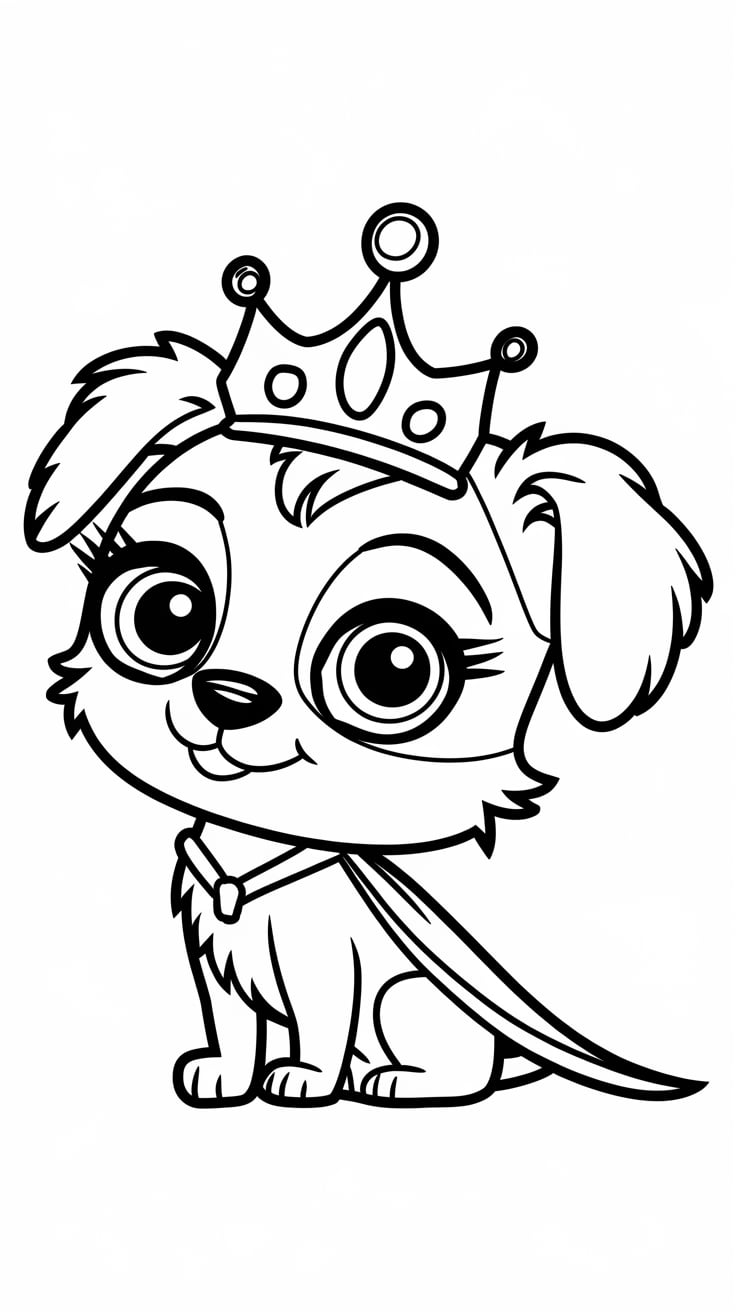 coloriage chien chat