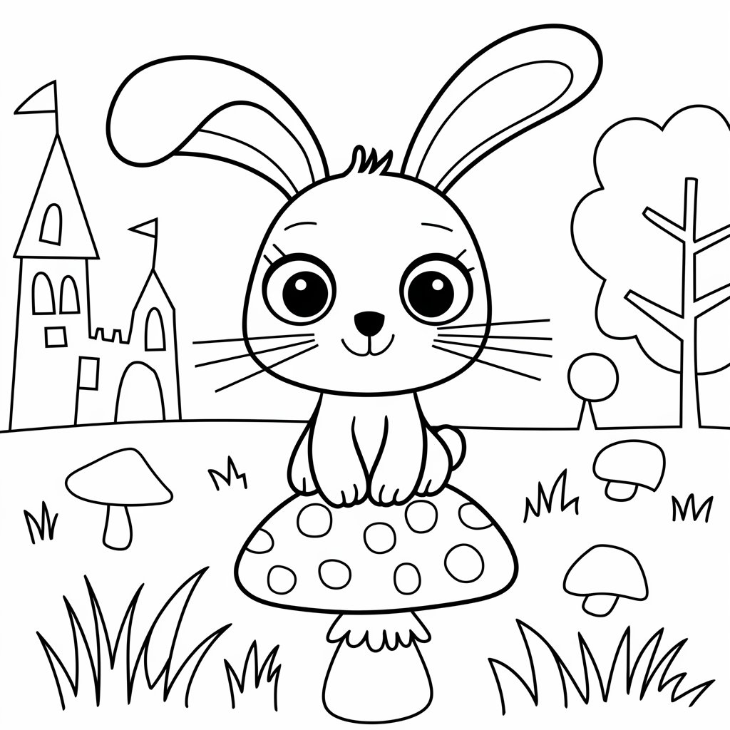 lapin coloriage imprimer
