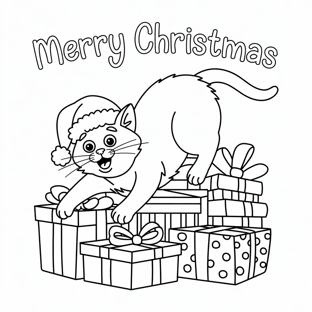 chat coloriage à imprimer