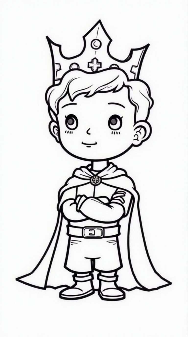 dessin facile prince