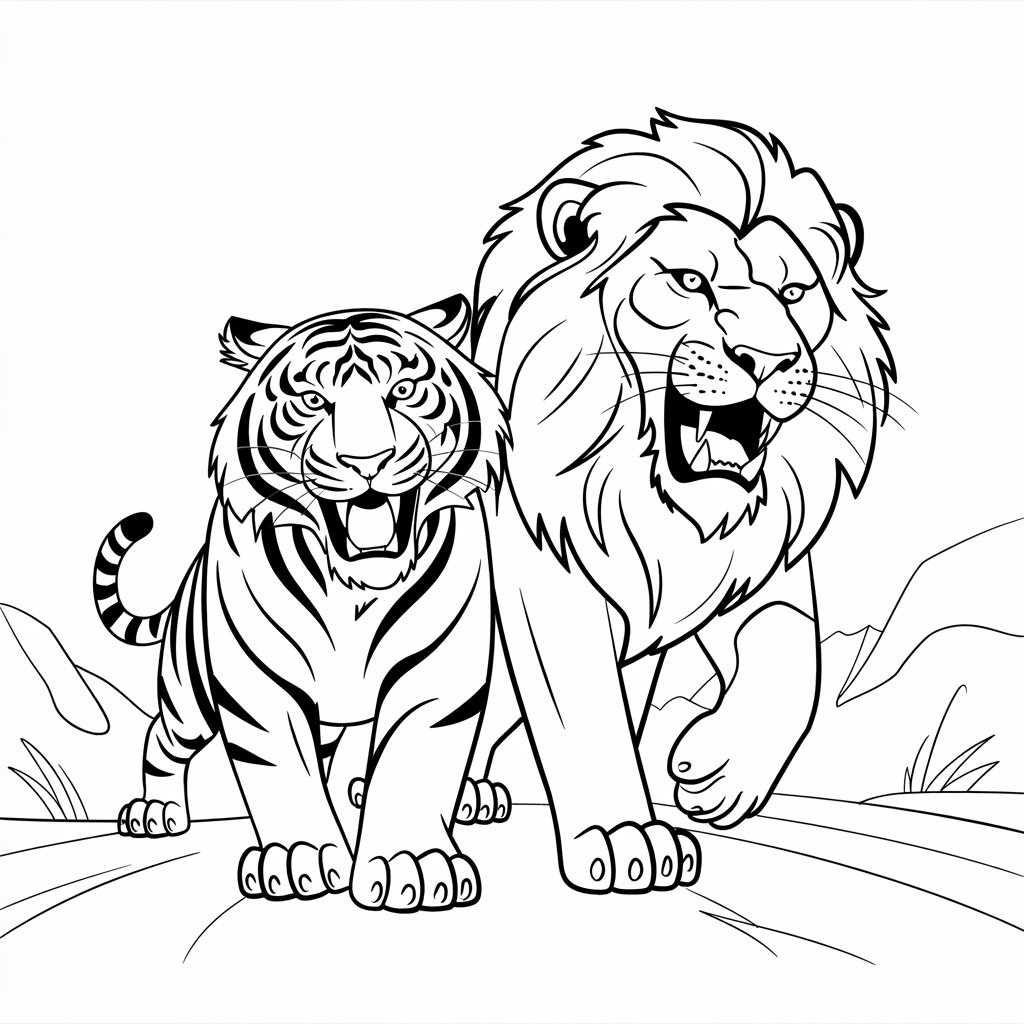 coloriages tigres