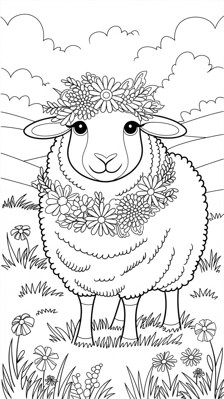 coloriage animaux printemps
