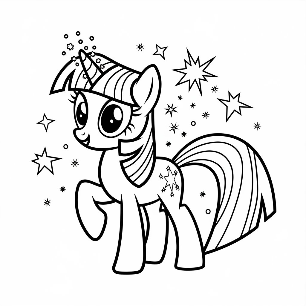 coloriage my little pony twilight sparkle