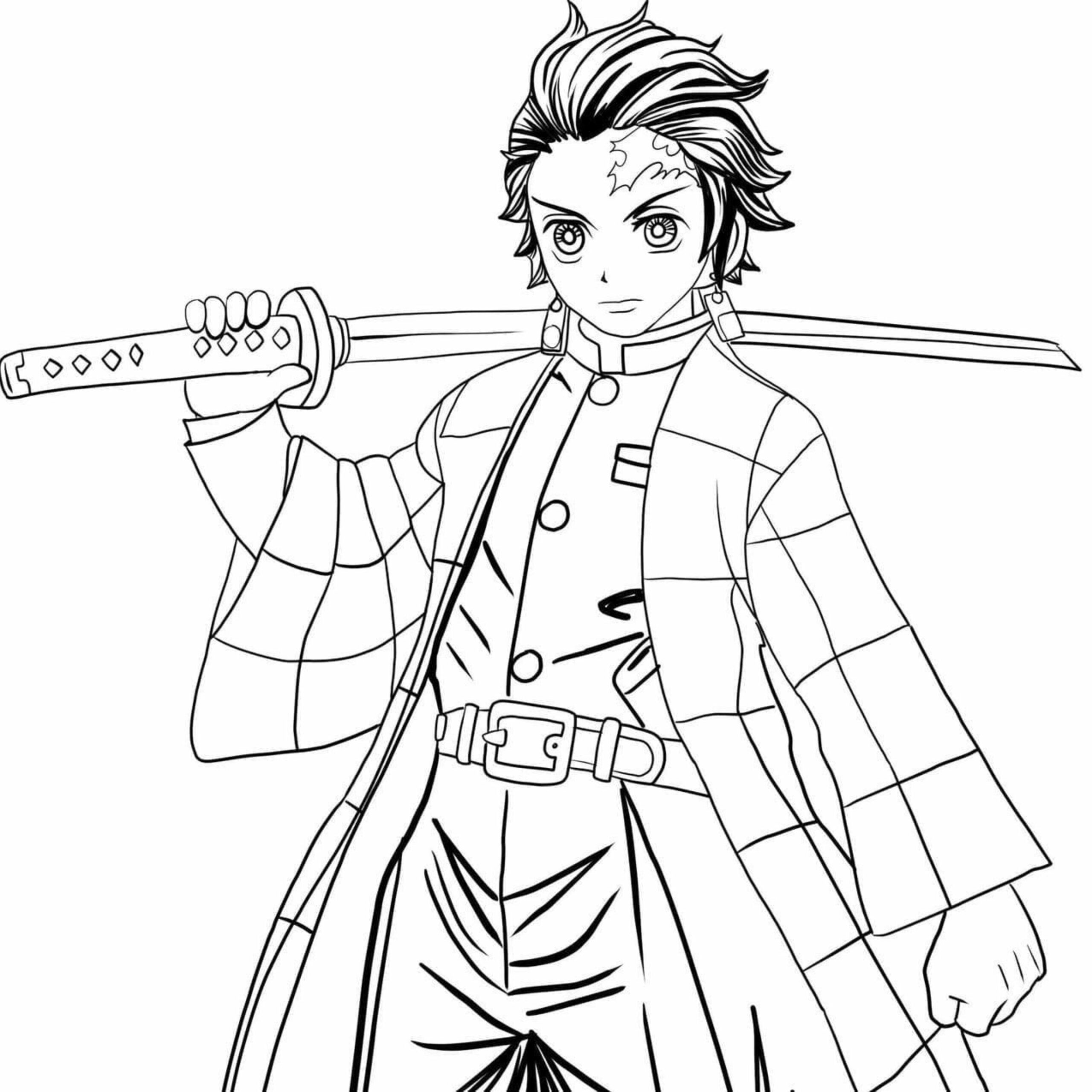 coloriage manga imprimer