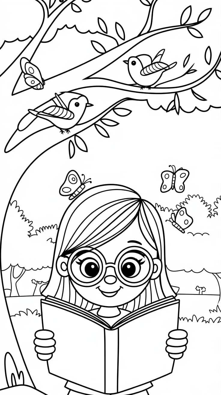 coloriage fille 10 ans