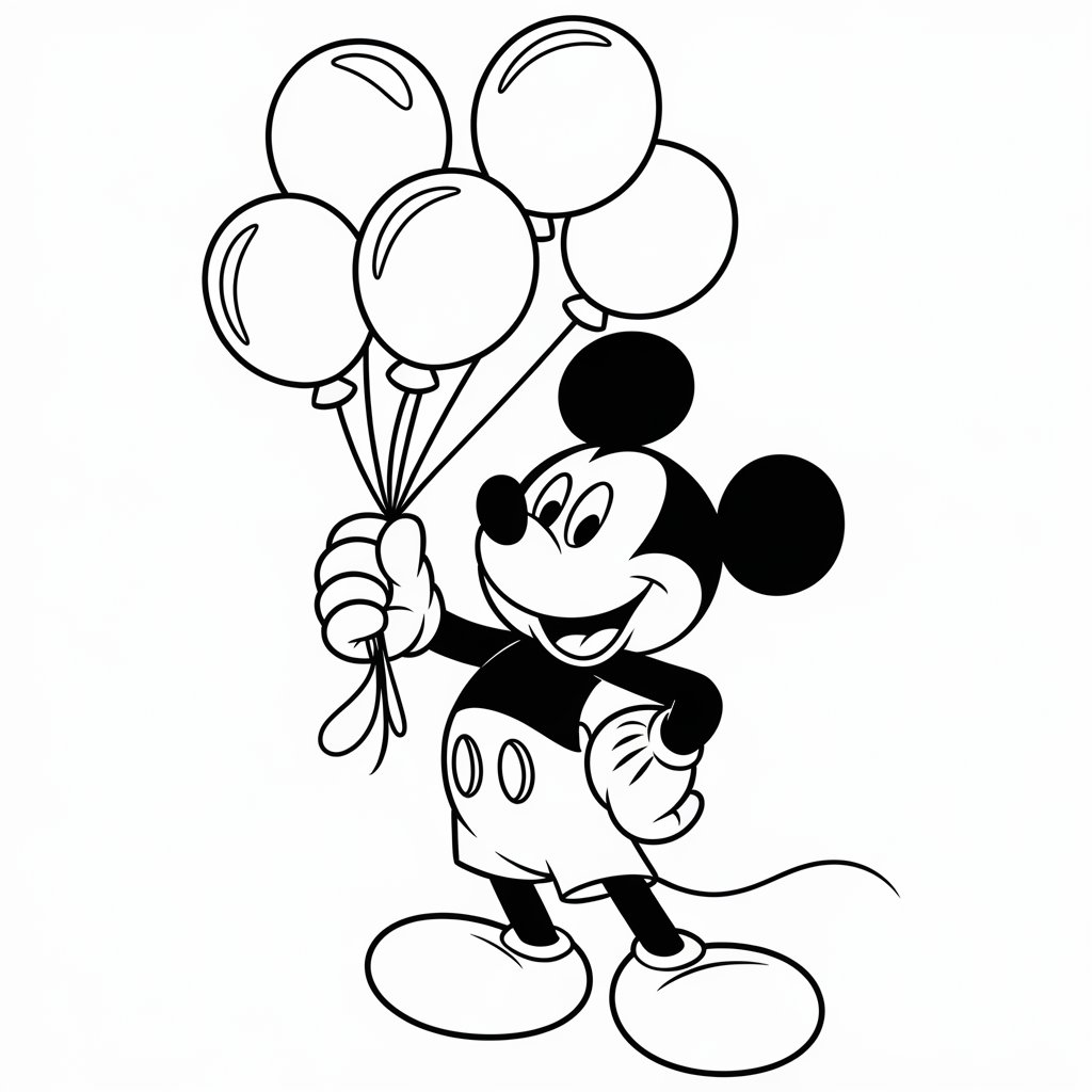 mickey coloriage