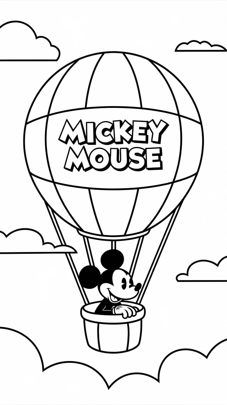 mickey coloriage imprimer