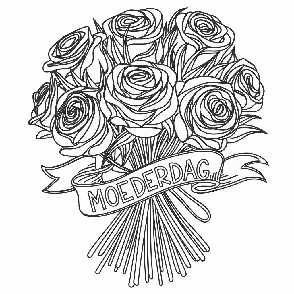 coloriage fête des mères