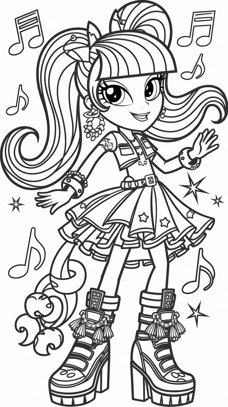 coloriage magique my little pony