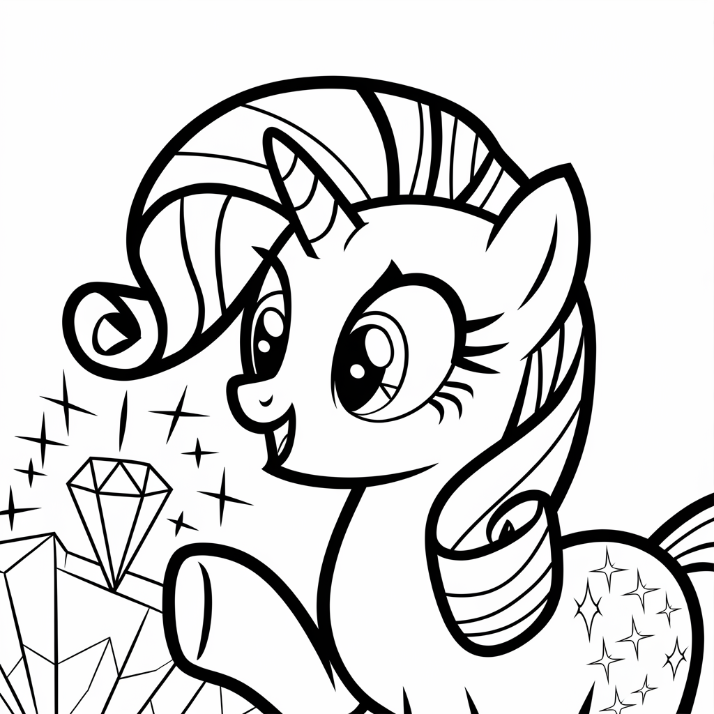 coloriage my little pony à imprimer