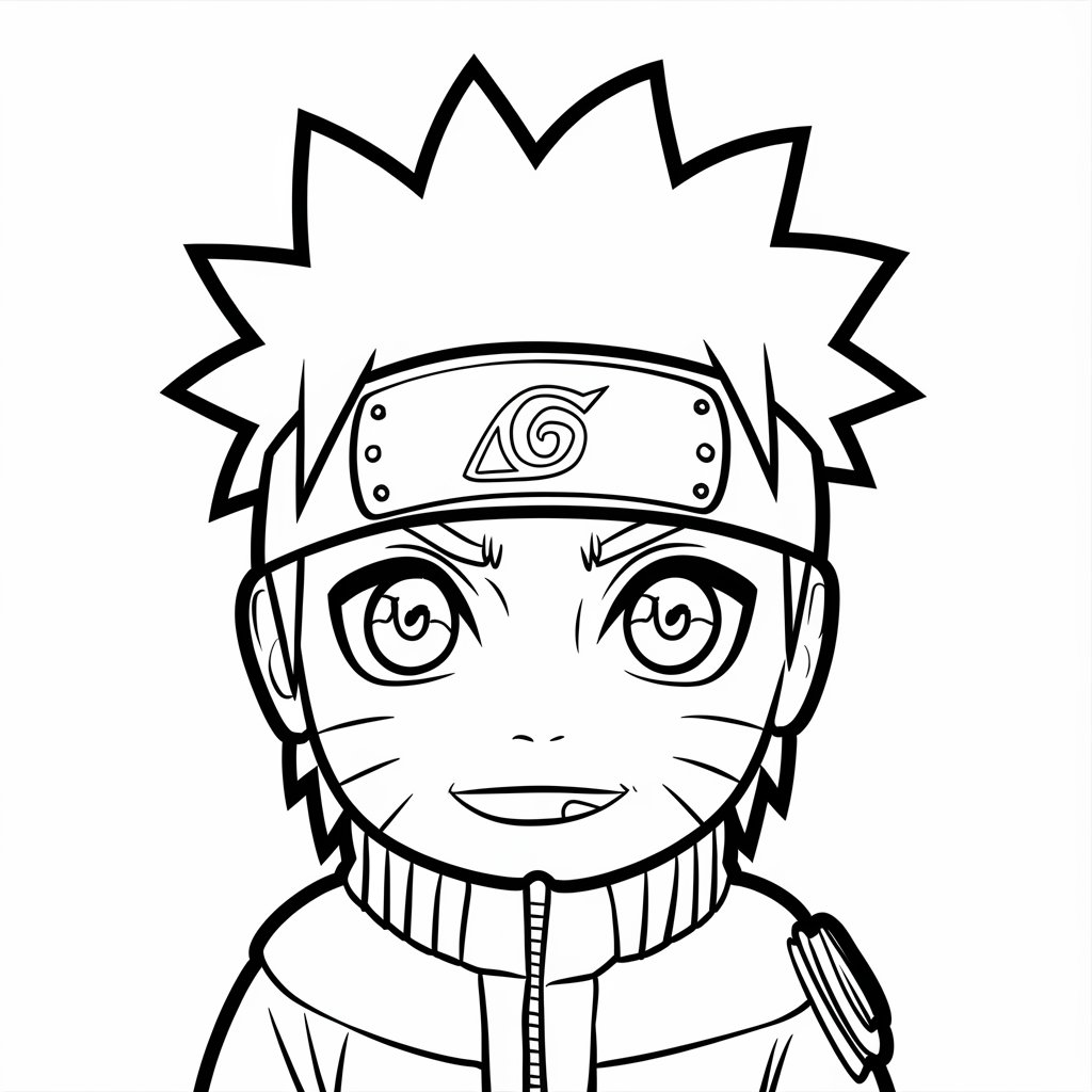 coloriage naruto à imprimer