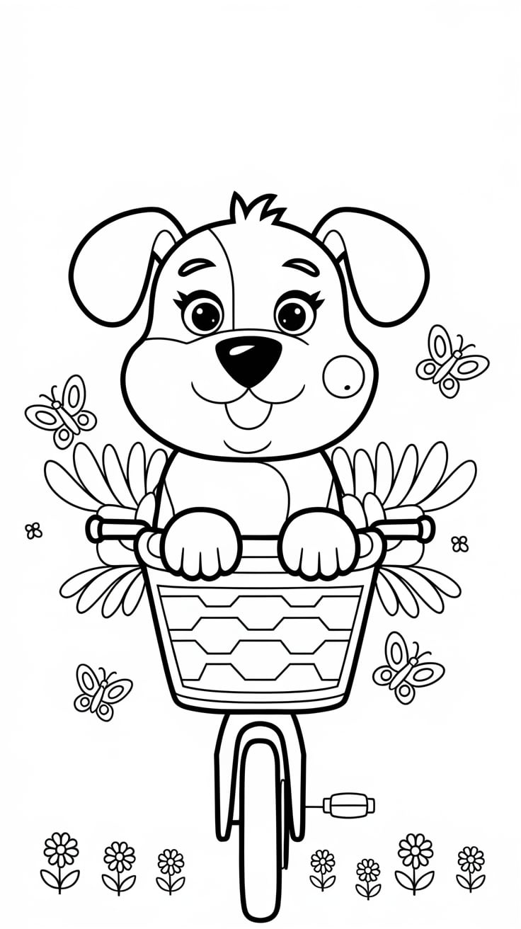 chiens coloriage