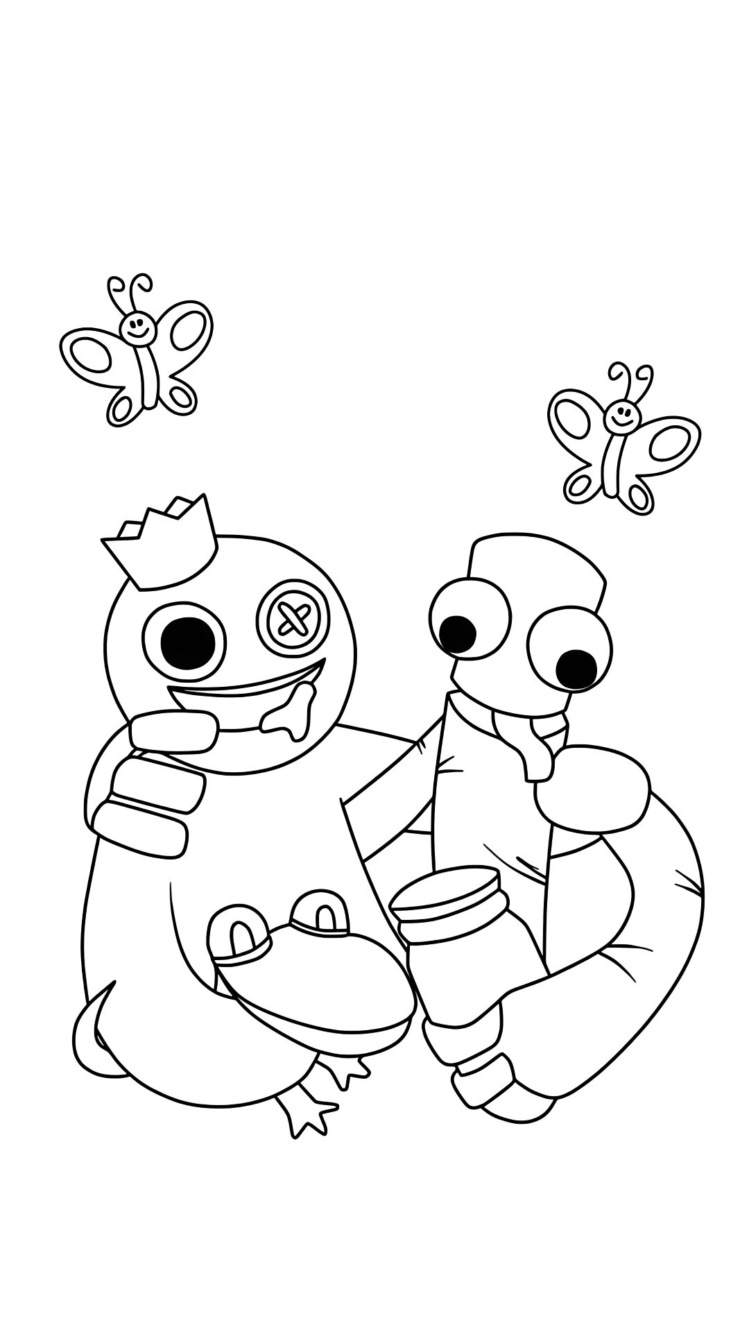 rainbow friends coloriage roblox