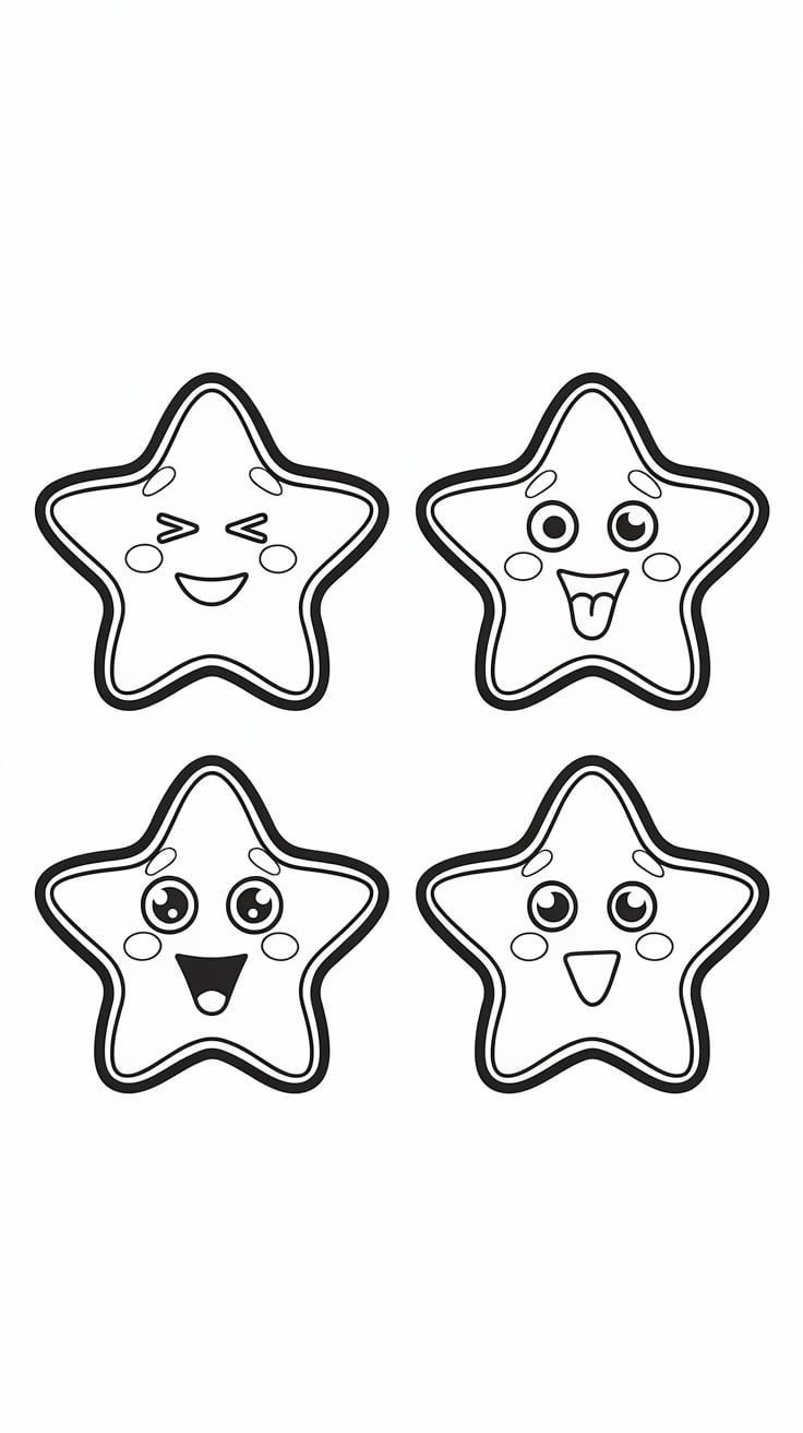 coloriage anti-stress étoile