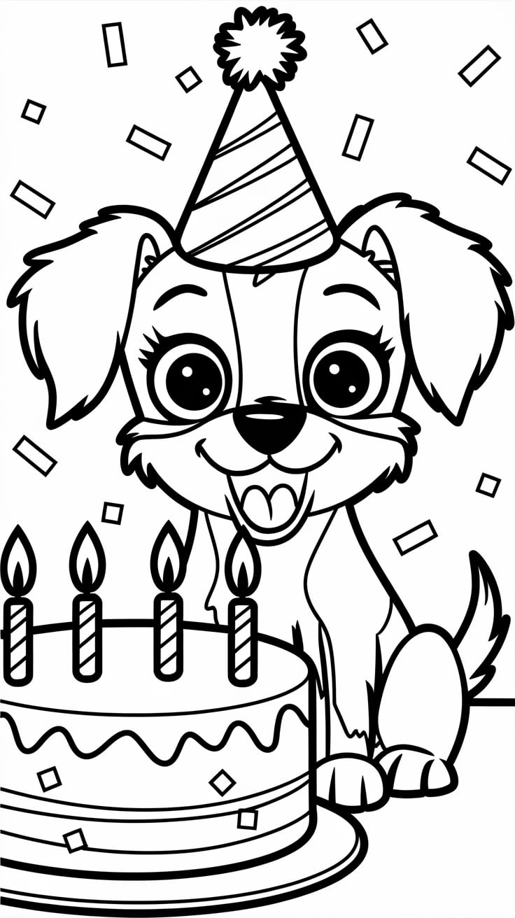 coloriages de chiens