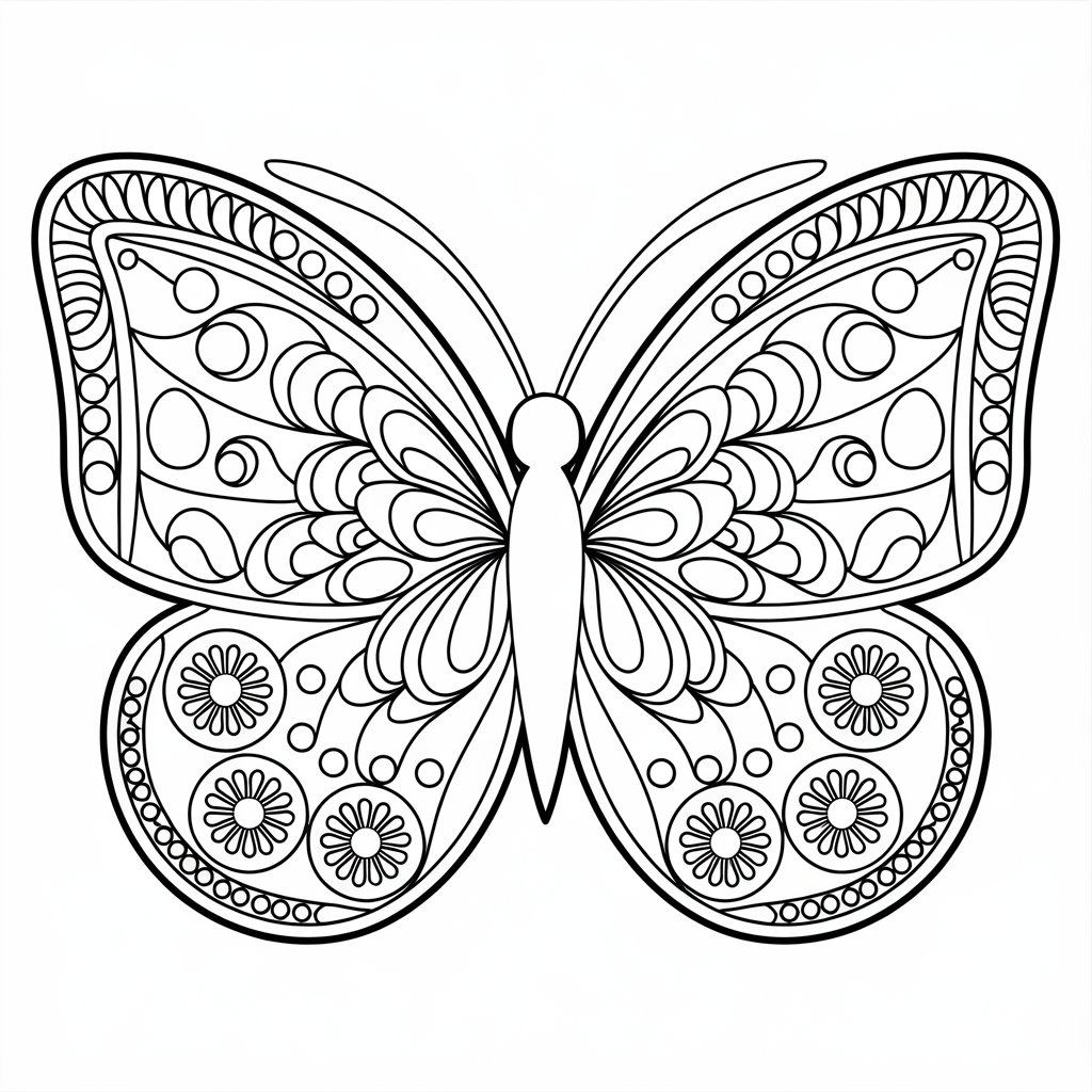 papillon coloriage imprimer