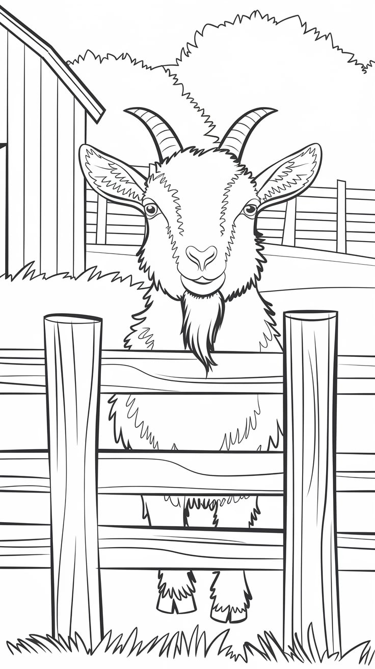 coloriage à imprimer ferme