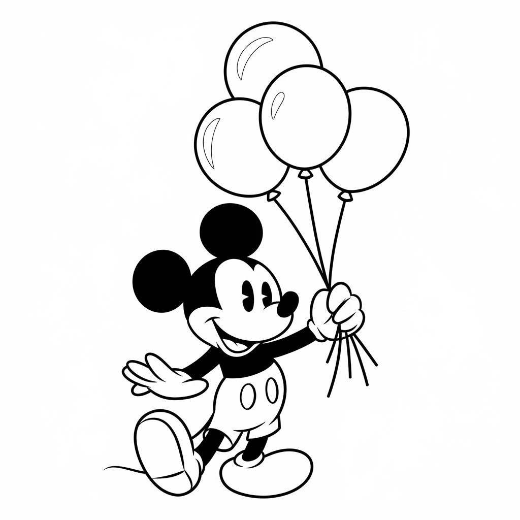 coloriages mickey