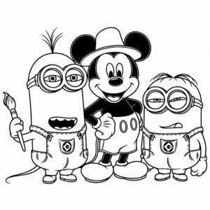 coloriage à imprimer mickey
