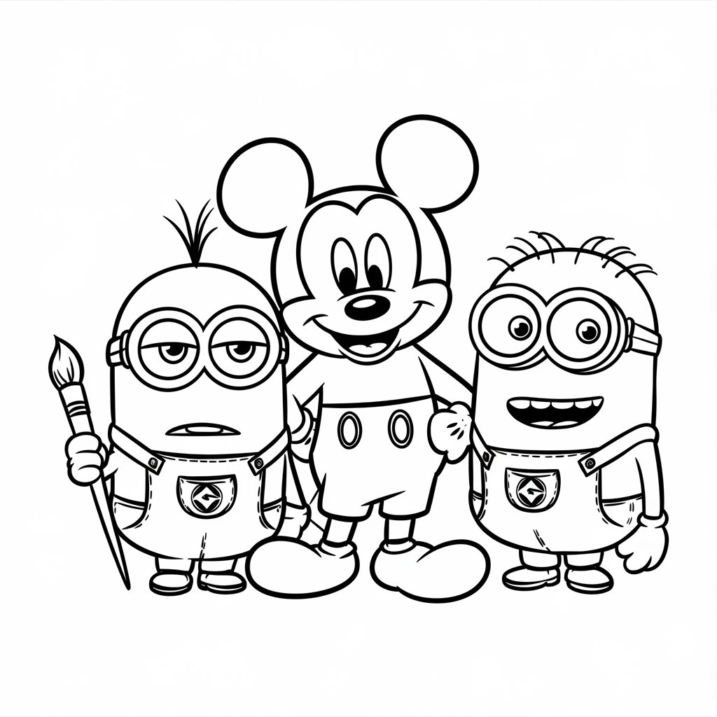 coloriage mickey et ses amis