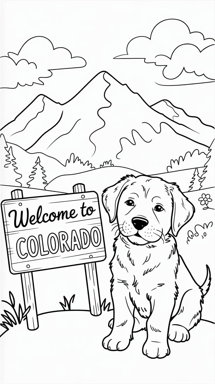 chiot coloriage chien