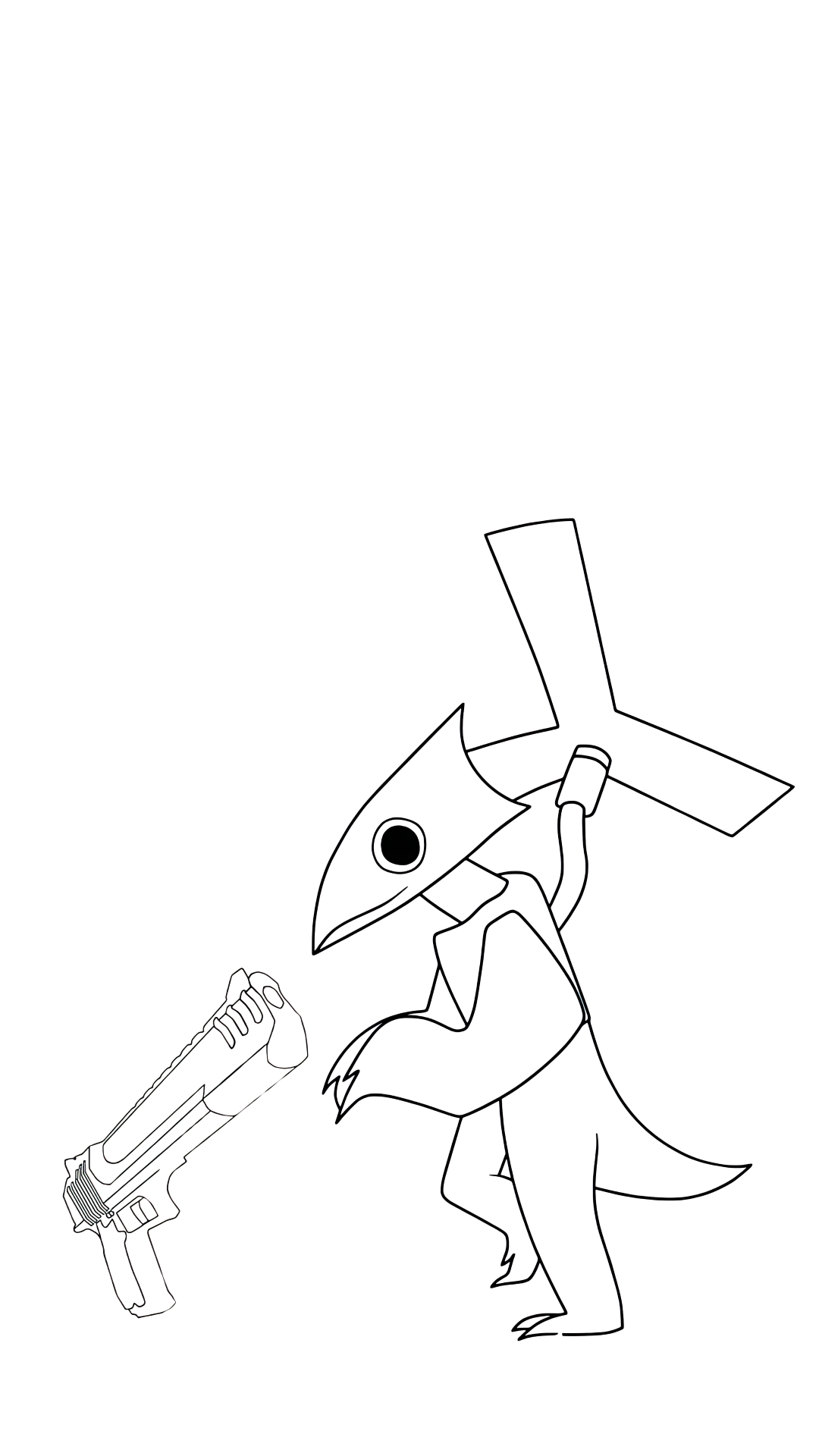 coloriage de rainbow friends