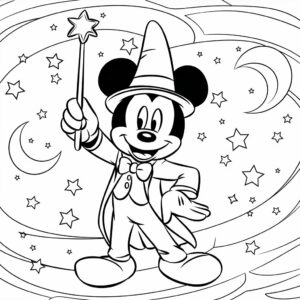 mickey en coloriage