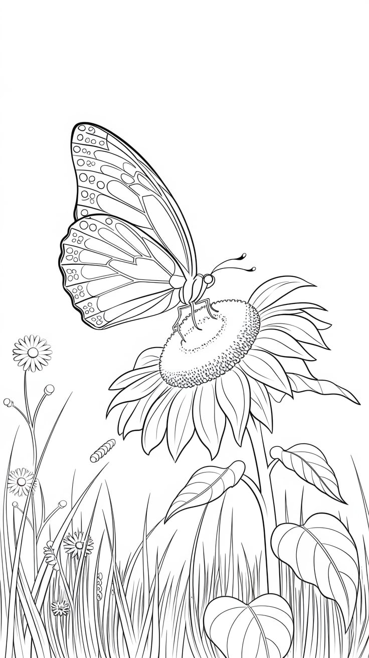 coloriages papillon