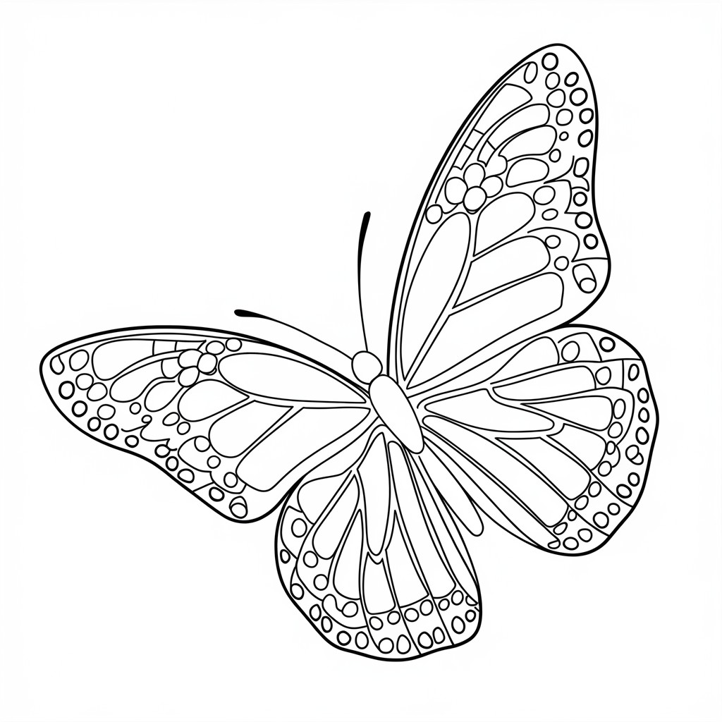 coloriage papillons