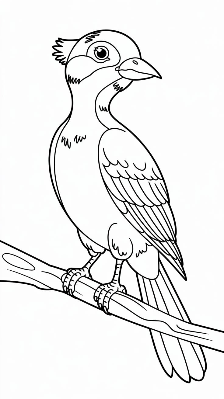 oiseau à dessiner