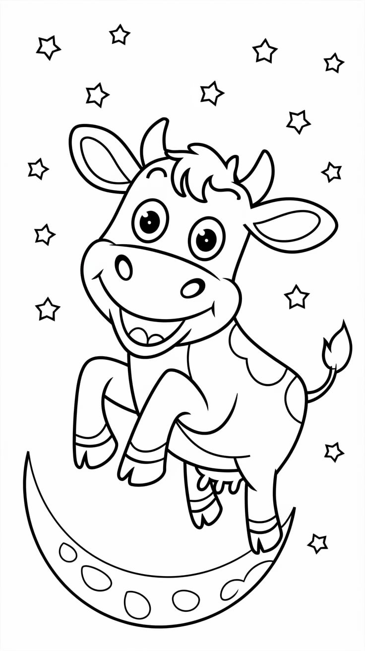 vache coloriage